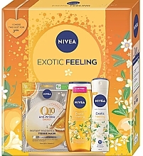 Kup Zestaw - NIVEA Exotic Feeling (mask/70ml + sh/gel/250ml + deo/150ml)