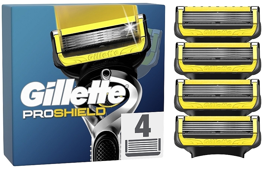 Wymienne wkłady do golenia, 4 sztuki - Gillette Proshield — Zdjęcie N3