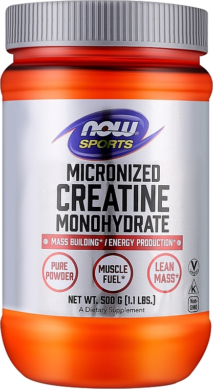 Kreatyna w proszku - Now Foods Creatine Monohydrate Pure Powder — Zdjęcie N3