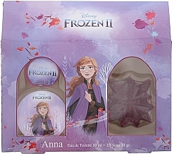 Disney Frozen II Anna Gift Set - Zestaw (edt 50 ml + soap 50 g) — фото N1