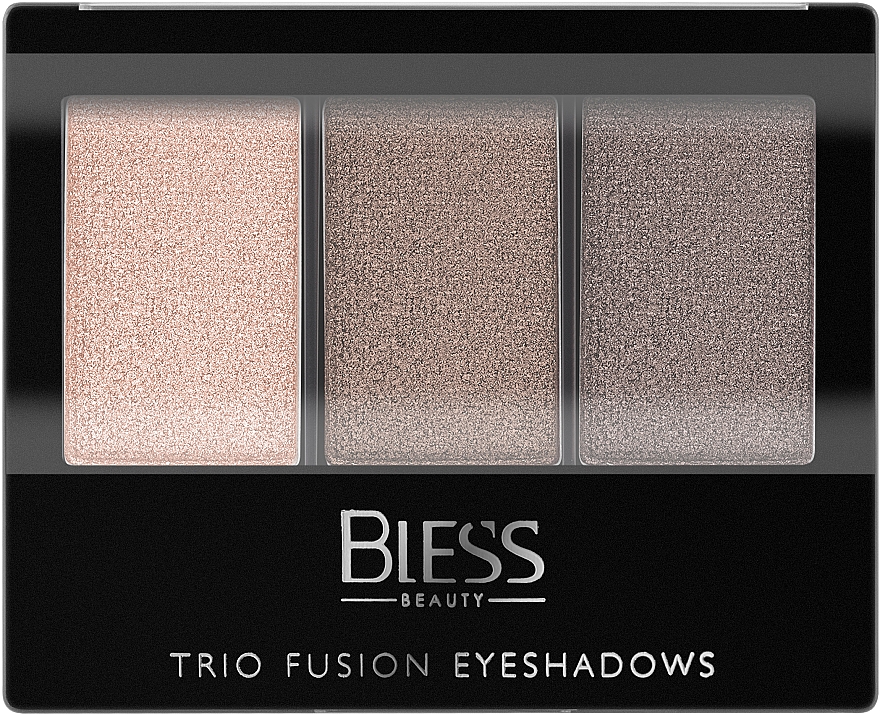 Potrójny cień do powiek - Bless Beauty Trio Fusion Eyeshadows — Zdjęcie N2