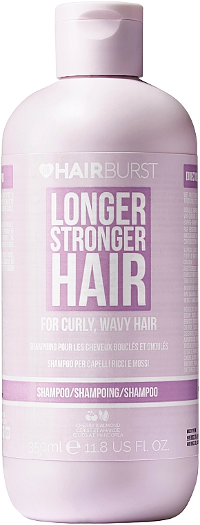 Szampon do włosów kręconych i falowanych - Hairburst Longer Stronger Hair Shampoo For Curly And Wavy Hair — Zdjęcie N1