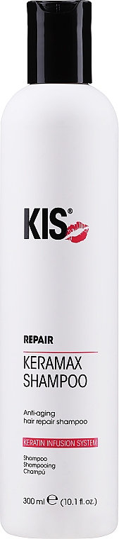 Regenerujący szampon zabezpieczający kolor włosów - Kis KeraMax Shampoo — Zdjęcie N1