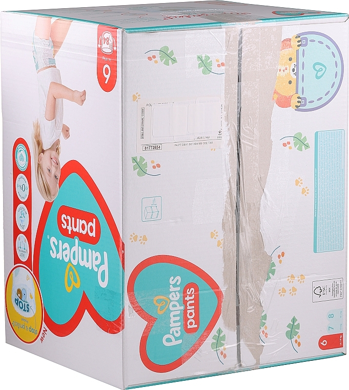 PRZECENA! Pieluchomajtki Pants rozmiar 6, 15+ kg, 84 szt. - Pampers * — Zdjęcie N2