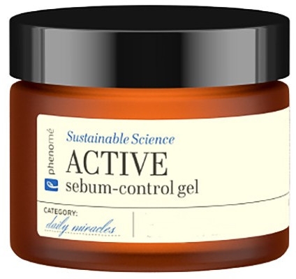 Aktywny krem-żel z kwasem hialuronowym regulujący wydzielanie sebum - Phenome Sustainable Science Active Sebum-Control Gel — Zdjęcie N2