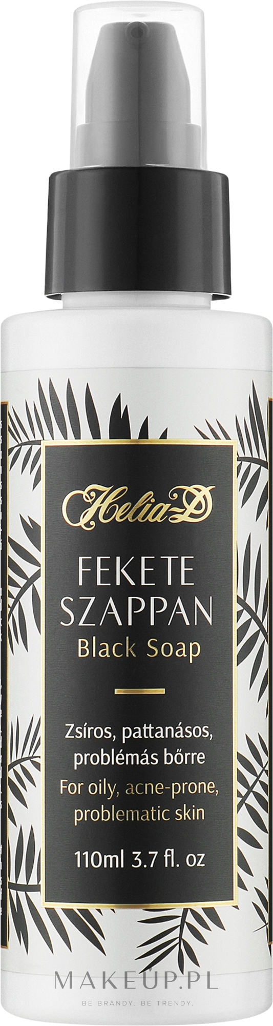 Czarne mydło do skóry problematycznej - Helia-D Cleansing Black Soap — Zdjęcie 110 ml