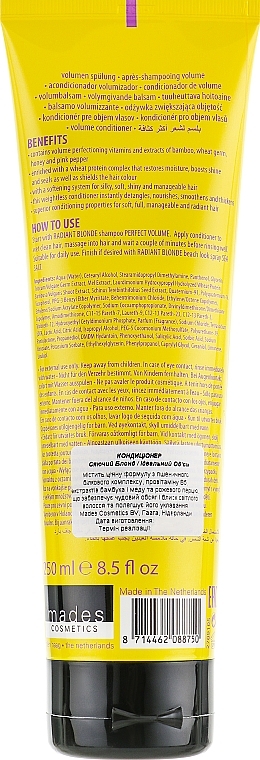 Zestaw Lśniąca Blondynka - Mades Cosmetics (shm 2 x 250 ml + cond 250 ml) — Zdjęcie N4