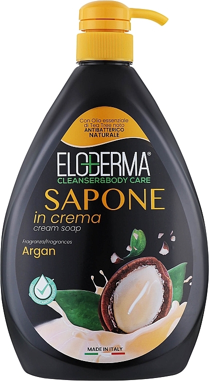 Antybakteryjne mydło w płynie z olejkiem arganowym - Eloderma Antibacterial Liquid Soap  — Zdjęcie N1