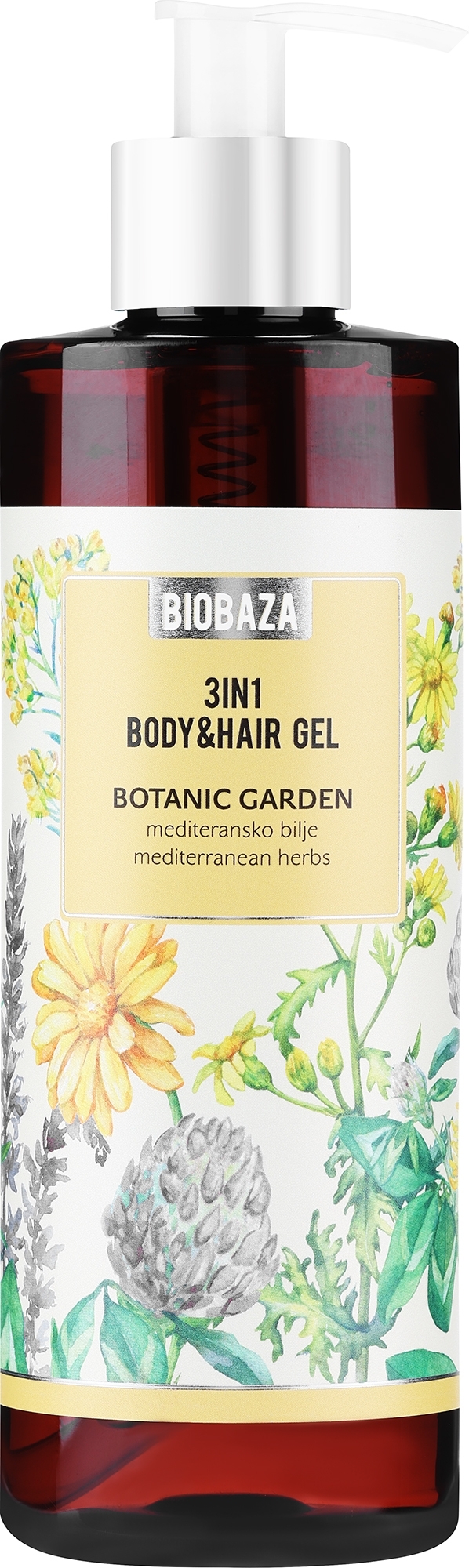 Żel do ciała i włosów Ogród Botaniczny - Biobaza Botanic Garden Body & Hair Gel — Zdjęcie 400 ml