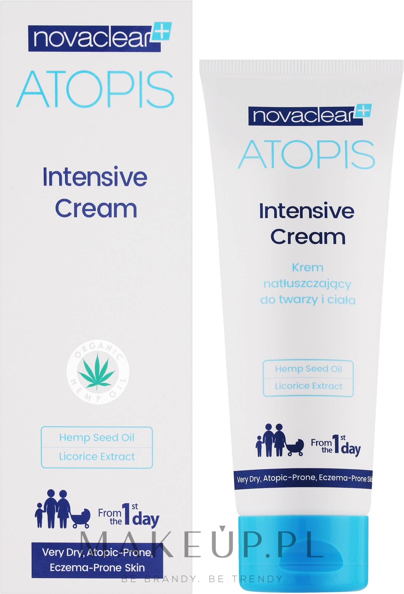 Krem natłuszczający do twarzy i ciała - Novaclear Atopis Intensive Cream — Zdjęcie 100 ml