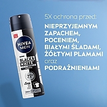 Antyperspirant w sprayu dla mężczyzn - NIVEA MEN Black & White Invisible Original — Zdjęcie N5