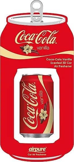 Samochodowa zawieszka zapachowa Coca-Cola Vanilla - Airpure Car Vent Clip Air Freshener Coca-Cola Vanilla — Zdjęcie N1