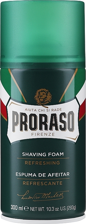 Pianka do golenia Mentol i eukaliptus - Proraso Green Shaving Cream — Zdjęcie N3