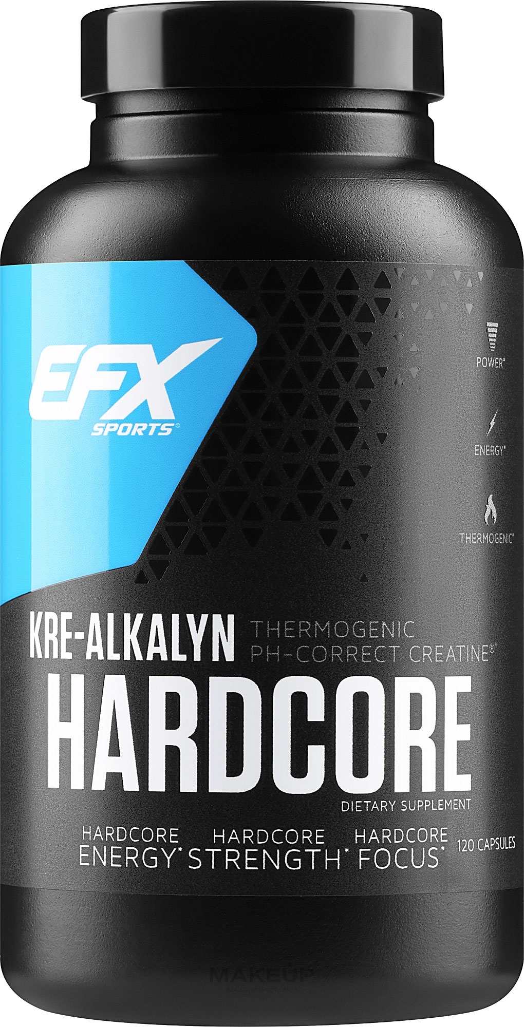 Cre-Alkalyn suplement w kapsułkach - EFX Sports Kre-Alkalyn Hardcore — Zdjęcie 120 szt.