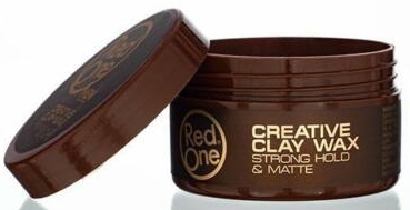 Mocny wosk do stylizacji włosów - Red One Professional Men Creative Clay Wax Strong Hold Matte — Zdjęcie N1