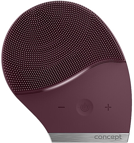 Szczoteczka do czyszczenia skóry, bordowa - Concept Sonivibe SK9101 — Zdjęcie N1