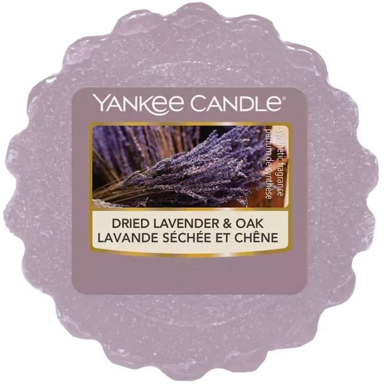 Wosk zapachowy - Yankee Candle Dried Lavender & Oak Wax Melt — Zdjęcie N1