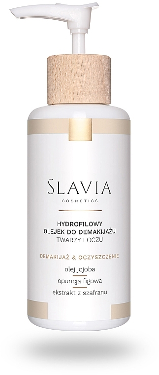 Hydrofilowy olejek do demakijażu - Slavia Cosmetics — Zdjęcie N1