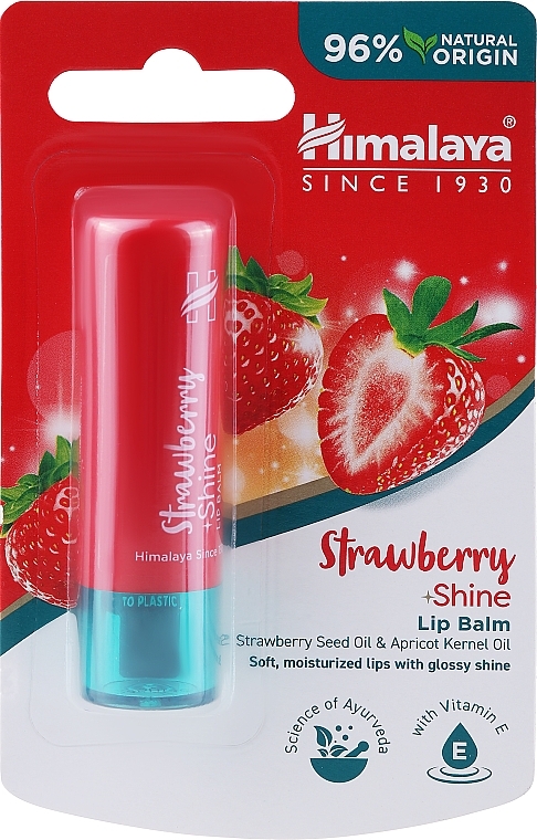 Truskawkowy balsam do ust - Himalaya Herbals Strawberry Shine Lip Balm
