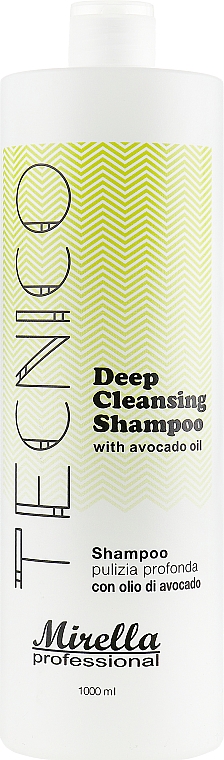 Szampon do włosów głęboko oczyszczający z olejem z awokado	 - Mirella Professional Tecnico Deep Cleansing Shampoo — Zdjęcie N2