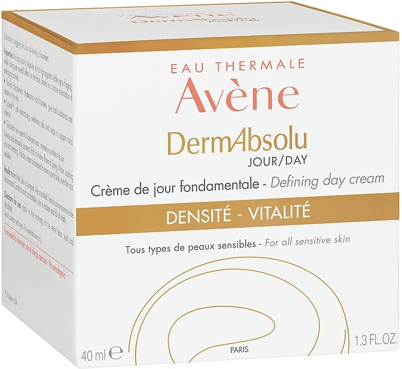 PRZECENA! Modelujący owal twarzy krem na dzień - Avène Eau Thermale Derm Absolu Day Cream * — Zdjęcie N3