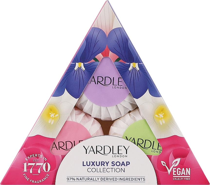 Yardley English Rose - Zestaw (soap/3x50g) — Zdjęcie N1