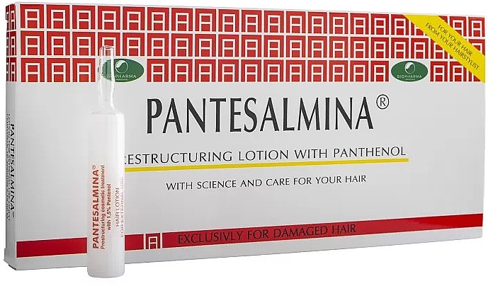 Balsam restrukturyzujący z pantenolem - Biopharma Pantesalmina Restructuring Lotion With Panthenol — Zdjęcie N1