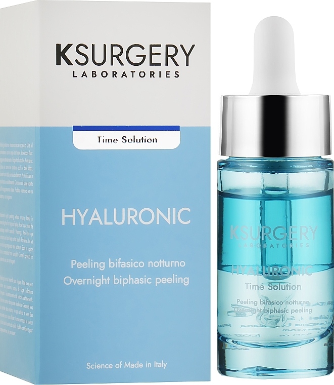 Nocny peeling dwufazowy - K-Surgery Hyaluronic Time Solution Overnight Biphasic Peeling — Zdjęcie N4