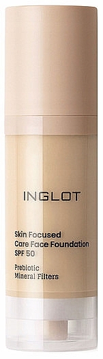 Podkład do twarzy - Inglot Skin Focused Care Face Foundation SPF50 — Zdjęcie N1