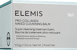 Balsam do mycia pro-kolagen bezzapachowy - Elemis Pro-Collagen Naked Cleansing Balm — Zdjęcie N1