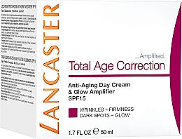 Przeciwstarzeniowy krem na dzień SPF 15 - Lancaster Total Age Correction Anti-Aging Day Cream & Glow Amplifier — Zdjęcie N2