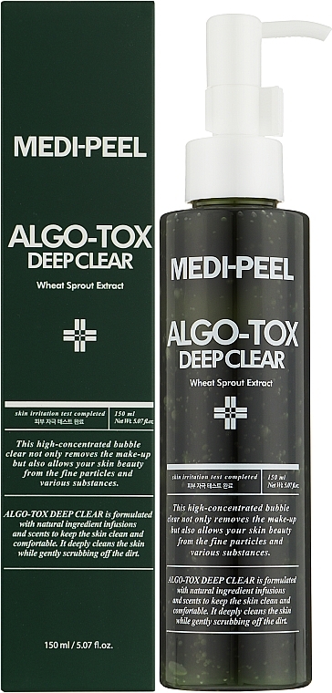 Pianka do mycia twarzy - MEDIPEEL Algo-Tox Deep Clear — Zdjęcie N1