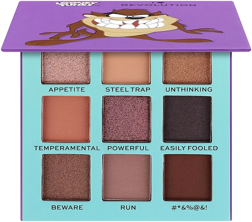 Paleta cieni do powiek - I Heart Revolution Looney Tunes Tasmanian Devil Shadow Palette — Zdjęcie N1