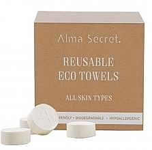 Chusteczki prasowane do zabiegów kosmetycznych - Alma Secret Reusable Eco-Towels — Zdjęcie N1