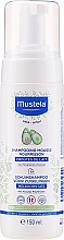 Odżywczy szampon w piance dla niemowląt - Mustela Bebe Foam Shampoo For Newborns — Zdjęcie N3