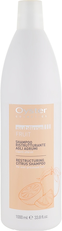 Rewitalizujący szampon z ekstraktem z cytrusów - Oyster Cosmetics Sublime Fruit Citrus Shampoo
