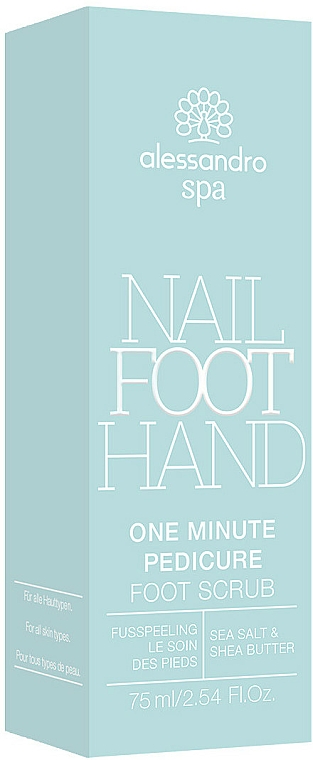 Peeling do stóp - Alessandro International Spa One Minute Pedicure Foot Scrub — Zdjęcie N2