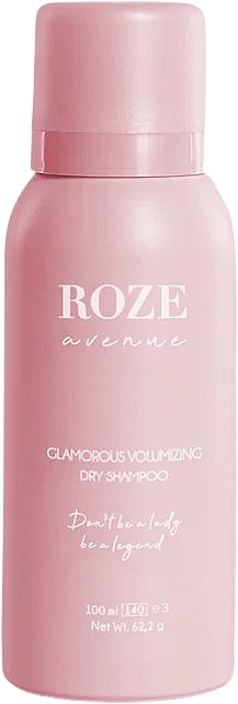 Suchy szampon zwiększający objętość włosów - Roze Avenue Glamorous Volumizing Dry Shampoo Travel Size — Zdjęcie N1