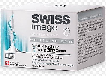 Krem do twarzy na noc - Swiss Image Whitening Care Absolute Radiance Whitening Night Cream — Zdjęcie N1