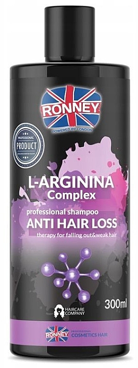 PREZENT! Szampon do włosów osłabionych i nadmiernie wypadających - Ronney Professional L-Arginina Complex Anti Hair Loss Shampoo — Zdjęcie N1
