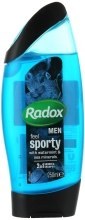 Kup Męski żel pod prysznic 2 w 1 Poczuj aktywność - Radox Men Feel Sporty Shampoo and Shower Gel
