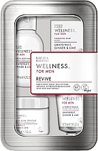 Zestaw - Baylis & Harding Wellness For Men His Essential Wellbeing Gift Set (sh/gel/100ml + ash/balm/30ml + soap/25g + crystal/50g) — Zdjęcie N1