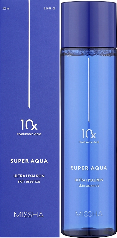 Nawilżająca esencja do twarzy - Missha Super Aqua Ultra Hyalron Skin Essence — Zdjęcie N2