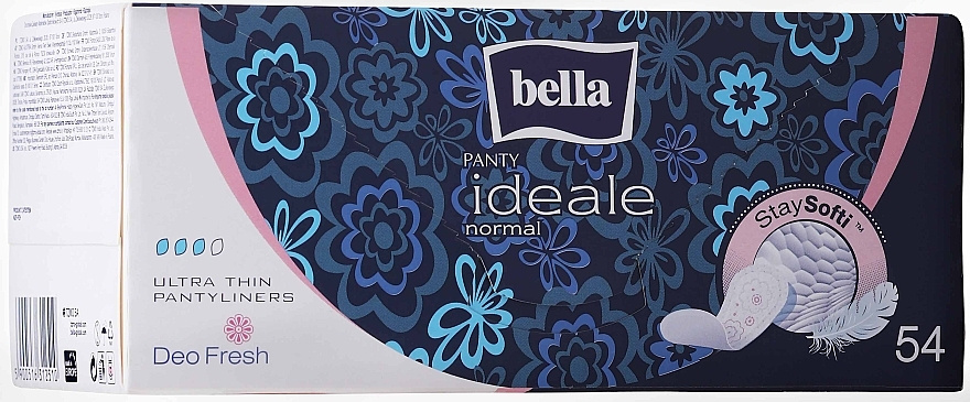 Wkładki higieniczne, 54 szt. - Bella Panty Ideale Ultra Thin Normal Stay Softi — Zdjęcie N1