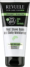 Balsam po goleniu - Revuele Men Care Charcoal & Green Tea Post Shave Balm And Daily Moisturiser — Zdjęcie N1