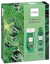 C-Thru Luminous Emerald - Zestaw (deo/spray/150ml + sh/gel/250ml) — Zdjęcie N1