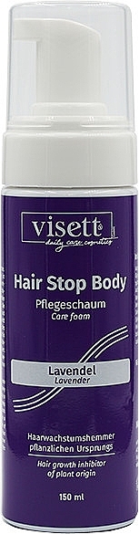 Pielęgnująca pianka do ciała Lawenda - Visett Hair Stop Body Mousse Lavender — Zdjęcie N1