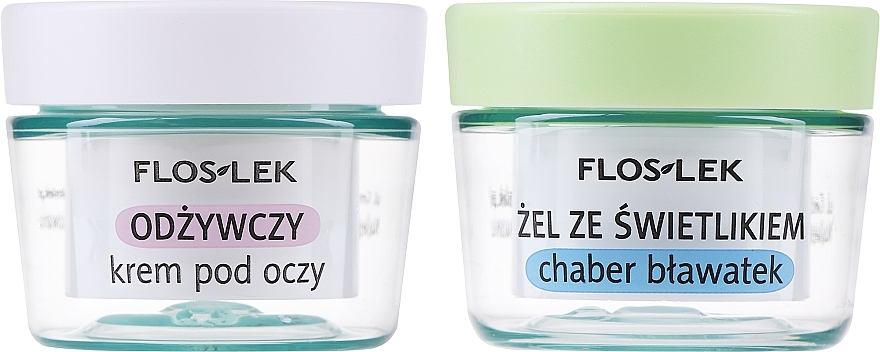 Zestaw - Floslek (eye/cr 15 ml + eye/gel 10 g) — Zdjęcie N2