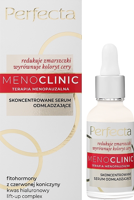 Skoncentrowane serum przeciwstarzeniowe do twarzy - Perfecta MenoClinic — Zdjęcie N3