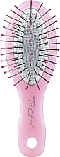 Szczotka do włosów, 63343, 12 cm, różowa - Top Choice Hair Brushes — Zdjęcie N1